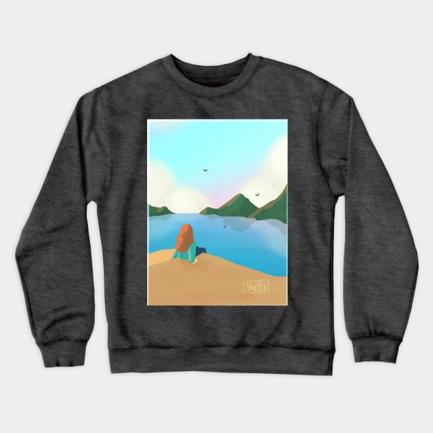 Mountain View Crewneck Sweatshirt by jastinamor